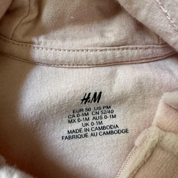 H&M Baby Velour jumpsuit - Picture 4 of 5